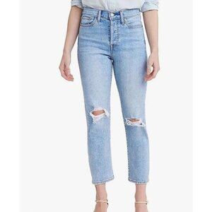 Levi’s wedgie straight distressed knee sz 31w 28l